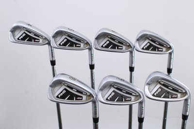 Ping I25 Iron Set 4-PW Ping CFS Steel Stiff Right Handed Green Dot 39.0in