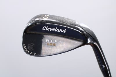 Cleveland 588 RTX 2.0 Black Satin Wedge Lob LW 60° 10 Deg Bounce True Temper Dynamic Gold Steel Wedge Flex Right Handed 35.25in