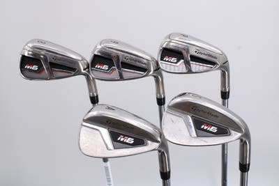 TaylorMade M6 Iron Set 8-PW GW SW Stock Steel Shaft Steel Regular Right Handed 36.5in