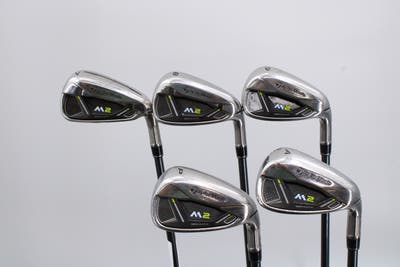 TaylorMade M2 Iron Set 7-PW GW TM Reax 55 Graphite Senior Right Handed 37.25in