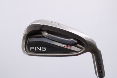 Ping G25 Single Iron 6 Iron Ping CFS with Cushin Insert Steel X-Stiff Right Handed Blue Dot 37.5in