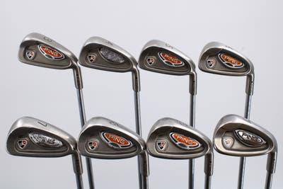 Ping i10 Iron Set 3-PW Ping AWT Steel Stiff Right Handed Black Dot 37.75in