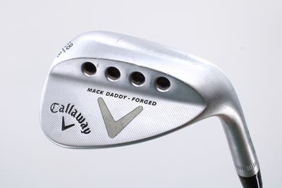 Callaway Mack Daddy Forged Chrome Wedge Lob LW 58° 8 Deg Bounce R Grind Dynamic Gold Tour Issue S200 Steel Stiff Right Handed 35.5in