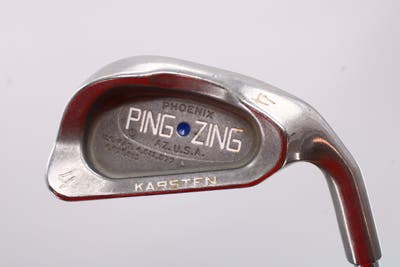 Ping Zing Single Iron 4 Iron Ping KT-M Steel Stiff Right Handed Blue Dot 38.5in