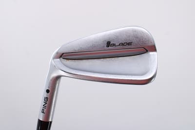 Ping iBlade Single Iron 7 Iron True Temper Dynamic Gold S300 Steel Stiff Left Handed Black Dot 37.25in