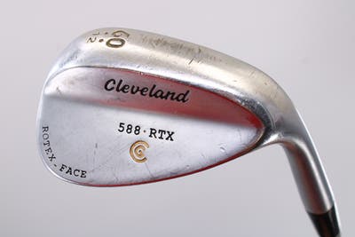 Cleveland 588 RTX Satin Chrome Wedge Lob LW 60° 12 Deg Bounce True Temper Dynamic Gold Steel Wedge Flex Right Handed 35.25in