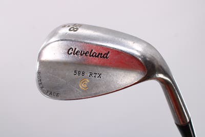 Cleveland 588 RTX Satin Chrome Wedge Lob LW 58° 8 Deg Bounce True Temper Dynamic Gold Steel Wedge Flex Right Handed 36.0in