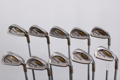 Ping i3 Blade Iron Set 3-LW Nippon NS Pro Modus 3 Tour 105 Steel Regular Right Handed Silver Dot 38.0in