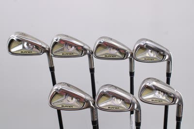 TaylorMade 2009 Burner Iron Set 5-PW GW TM Reax Superfast 55 Lady Graphite Ladies Right Handed 37.5in