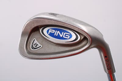 Ping i5 Wedge Pitching Wedge PW Stock Steel Shaft Steel Stiff Right Handed Black Dot 35.5in