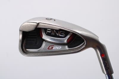 Ping G20 Single Iron 6 Iron Ping CFS Steel Regular Right Handed Red dot 37.5in