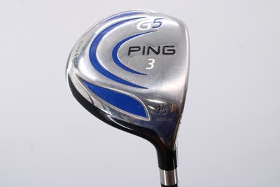 Ping G5 Fairway Wood 3 Wood 3W 15° Ping TFC 100F Graphite Stiff Right Handed 43.0in