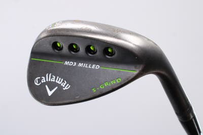 Callaway MD3 Milled Black S-Grind Wedge Sand SW 56° 10 Deg Bounce S Grind Project X LZ 6.0 Steel Stiff Right Handed 35.5in