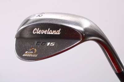 Cleveland CG15 Black Pearl Wedge Lob LW 62° 8 Deg Bounce Cleveland Traction Wedge Steel Wedge Flex Right Handed 35.5in