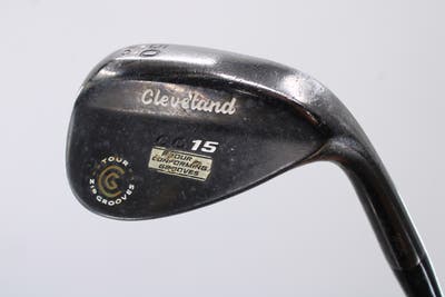 Cleveland CG15 Black Pearl Wedge Gap GW 50° 10 Deg Bounce Cleveland Traction Wedge Steel Wedge Flex Right Handed 35.25in