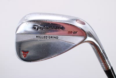 TaylorMade Milled Grind Satin Chrome Wedge Gap GW 50° 9 Deg Bounce FST KBS 610 Steel Stiff Right Handed 35.5in