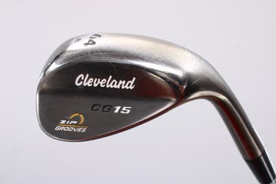 Cleveland CG15 Black Pearl Wedge Lob LW 64° 8 Deg Bounce Cleveland Traction Wedge Steel Wedge Flex Right Handed 35.5in