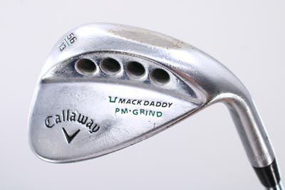 Callaway Mack Daddy PM Grind Wedge Sand SW 56° 13 Deg Bounce PM Grind FST KBS Tour-V Wedge Steel Wedge Flex Right Handed 35.25in