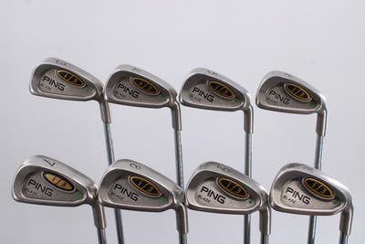 Ping i3 Blade Iron Set 3-PW True Temper Dynamic Gold S300 Steel Stiff Right Handed Green Dot 38.0in