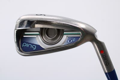 Ping G LE Single Iron 6 Iron Ping ULT 200 Ladies Graphite Ladies Right Handed Red dot 37.25in