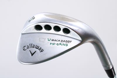 Callaway Mack Daddy PM Grind Wedge Lob LW 58° 10 Deg Bounce PM Grind FST KBS Tour-V Wedge Steel Wedge Flex Right Handed 34.75in