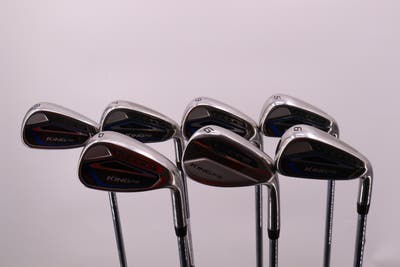 Cobra King F8 One Length Iron Set 5-PW GW Stock Steel Shaft Steel Stiff Right Handed 37.0in