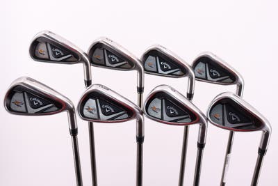 Callaway X2 Hot Iron Set 4-PW GW UST Mamiya Recoil 660 F3 Graphite Regular Right Handed 38.25in
