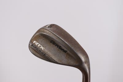Cleveland RTX ZipCore Raw Wedge Sand SW 56° 6 Deg Bounce Aerotech SteelFiber i95 Graphite Stiff Right Handed 36.5in