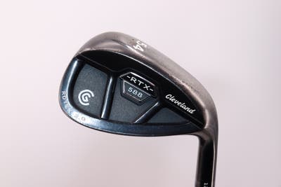 Cleveland 588 RTX 2.0 CB Black Satin Wedge Sand SW 54° Stock Steel Wedge Flex Right Handed 35.75in
