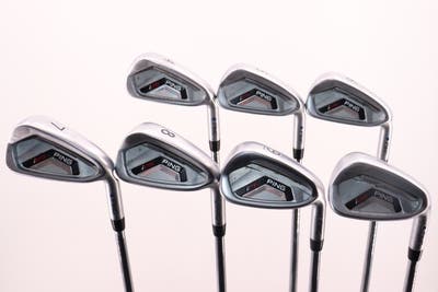 Ping I25 Iron Set 4-PW Project X 6.0 Steel Regular Right Handed Blue Dot 38.25in