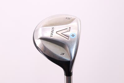 TaylorMade V Steel Fairway Wood 3 Wood 3W 15° TM M.A.S.2 Graphite Regular Right Handed 44.0in