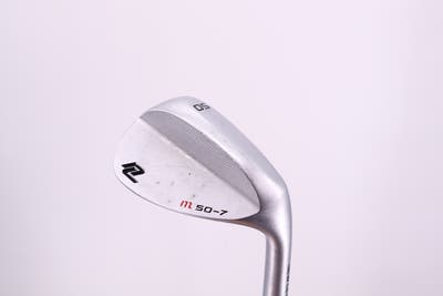 New Level M-Type Forged Satin Chrome Wedge Gap GW 50° 7 Deg Bounce Stock Steel Wedge Flex Right Handed 35.25in