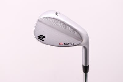 New Level M-Type Forged Satin Chrome Wedge Lob LW 58° 12 Deg Bounce Stock Steel Wedge Flex Right Handed 34.75in