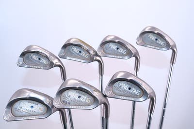 Ping Zing Iron Set 5-PW SW Ping KT-M Steel Stiff Right Handed Black Dot 38.0in