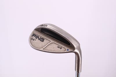 Ping MB Wedge Sand SW 54° Stock Steel Shaft Steel Wedge Flex Right Handed Blue Dot 35.5in