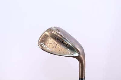 Cleveland RTX 4 Tour Raw Wedge Sand SW 56° 10 Deg Bounce Dynamic Gold Tour Issue S400 Steel Stiff Right Handed 35.5in