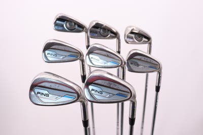 Ping 2015 i Iron Set 4-PW GW AWT 2.0 Steel Stiff Right Handed Blue Dot 38.5in