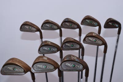 Ping Eye 2 Beryllium Copper Iron Set 1-SW Ping Microtaper Steel Stiff Right Handed Green Dot 39.0in