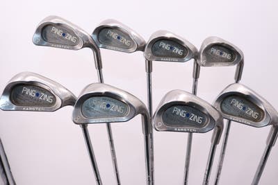Ping Zing Iron Set 3-PW Ping KT-M Steel Regular Right Handed Blue Dot 38.25in
