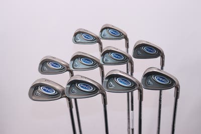 Ping i5 Iron Set 4-LW Stock Steel Shaft Steel Stiff Right Handed White Dot 37.75in