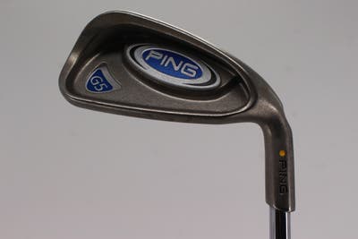 Ping G5 Single Iron 6 Iron Ping AWT Steel Senior Right Handed Yellow Dot 36.75in