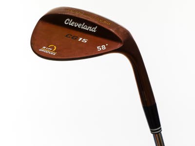 Mint Cleveland CG15 DSG Oil Can Wedge Lob LW 58° Cleveland Traction Wedge Steel Wedge Flex Right Handed 35.5in