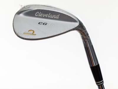 Mint Cleveland CG15 Satin Chrome Wedge Lob LW 58° 12 Deg Bounce Cleveland Traction Wedge Steel Wedge Flex Right Handed 35.5in
