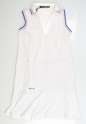New Womens Ralph Lauren RLX Golf Dress Small S White MSRP $168 285785180001