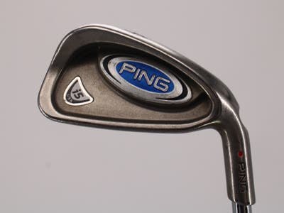 Ping i5 Single Iron 4 Iron Stock Steel Shaft Steel Stiff Right Handed Red dot 38.0in