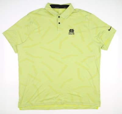 New W/ Logo Mens Nike Golf Polo X-Large XL Green MSRP $75 DH3863-389