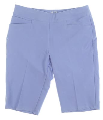 New Womens Adidas Ultimate Bermuda Shorts Small S Chalk Purple MSRP $70