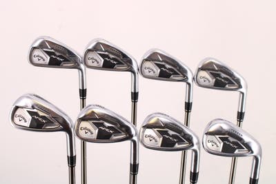 Callaway Apex 19 Iron Set 4-PW GW UST Mamiya Recoil ZT9 F3 Graphite Regular Right Handed 37.75in
