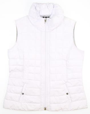 New Womens Nivo Sport Kourtney Quilted Vest X-Large XL White MSRP $136 NI621 0503