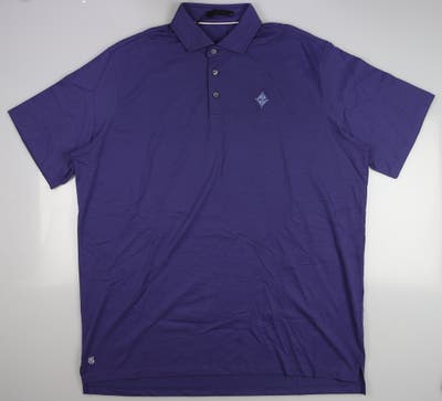 New W/ Logo Mens Greyson Golf Polo XX-Large XXL Purple MSRP $105 MSP21K10